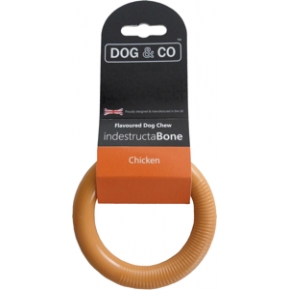 Dog & Co Dental Chew Small Ring Chicken 4 Inch Hem & Boo
